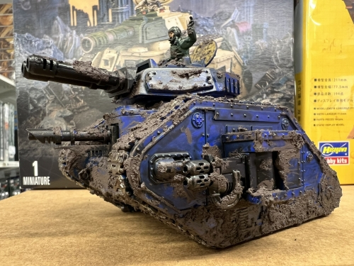 ウォーハンマー　塗装済み　ステガドン2体 泥汚れ表現に最適！シタデルカラー「STIRLAND MUD」のご紹介