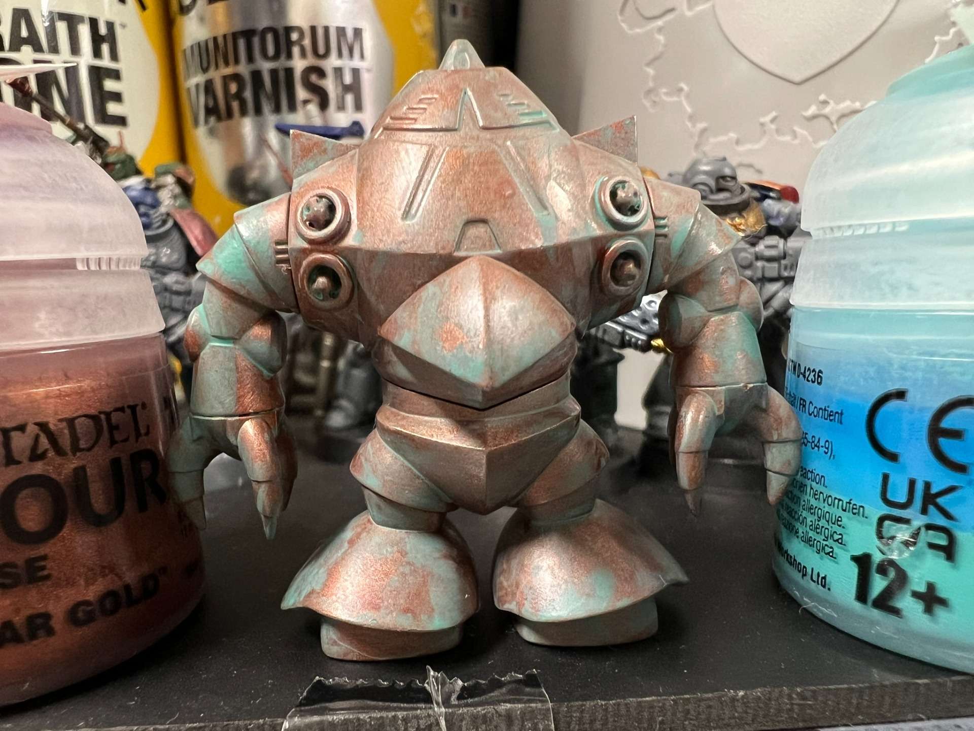 ゾックが銅像に！？シタデルカラーで作る青さび表現 | ブログ