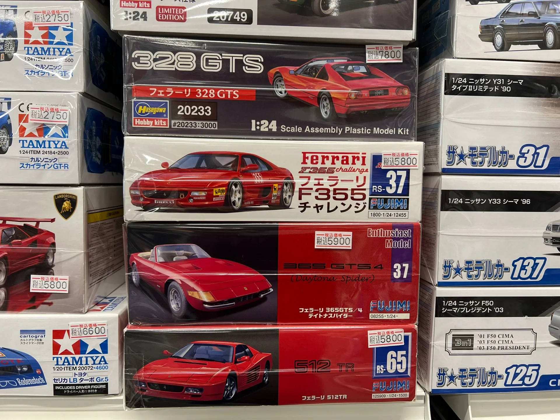 フェラーリのプラモデルが少ないのはなぜ？