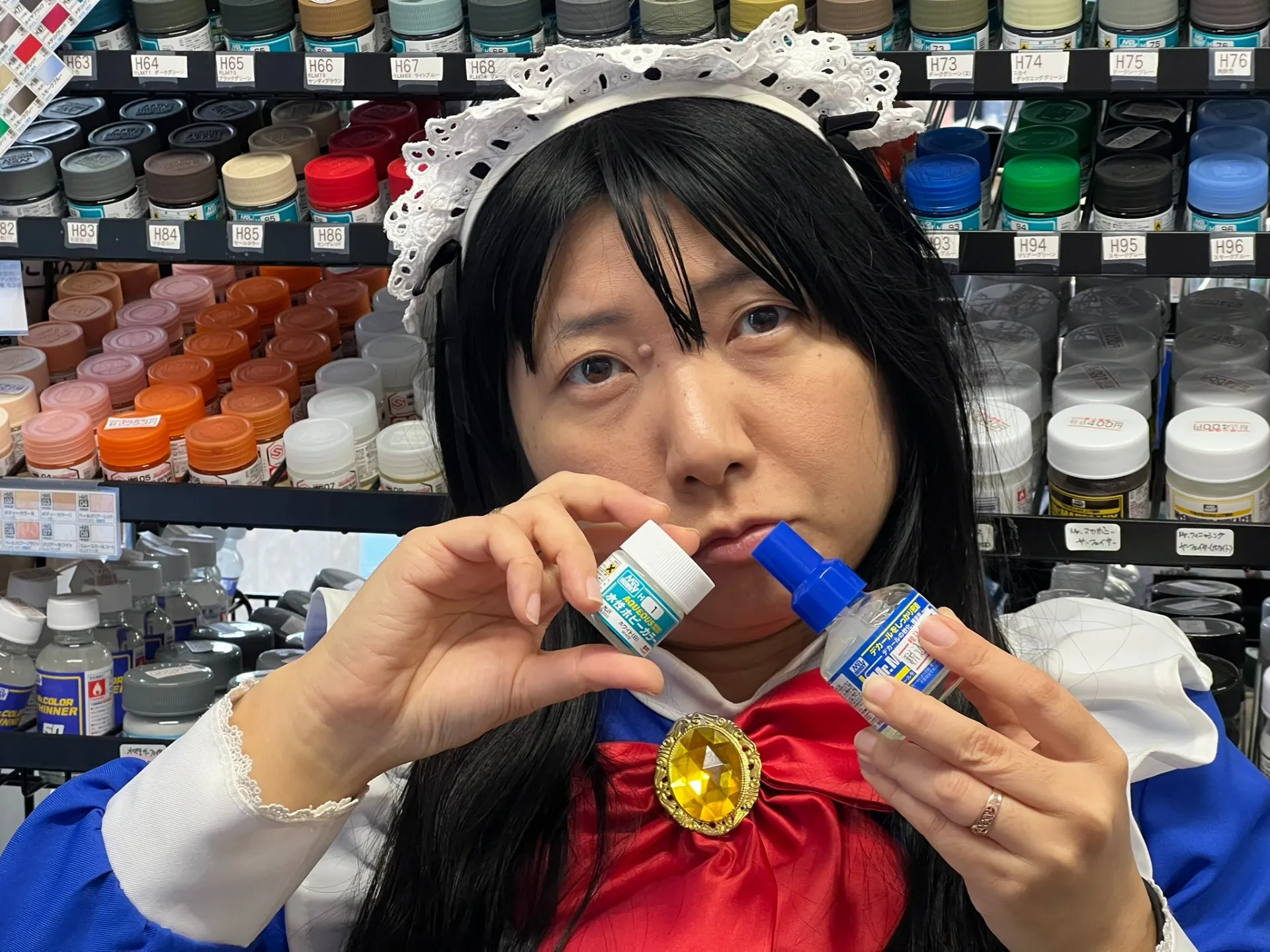 水性ホビーカラーと、マークセッター・マークソフターの相性について